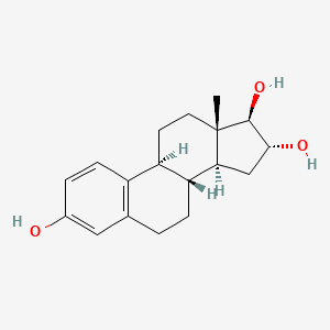 estriol etkin maddesinin kimyasal yapı formülü (estriol)