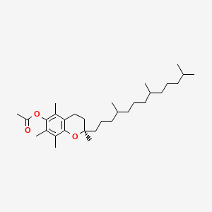 vitamin-E acetate etkin maddesinin kimyasal yapı formülü (vitamin-e acetate)