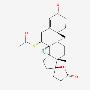 spironolakton etkin maddesinin kimyasal yapı formülü (spironolactone)