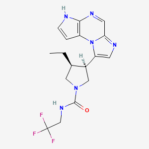 upadasitinib etkin maddesinin kimyasal yapı formülü (upadacitinib)