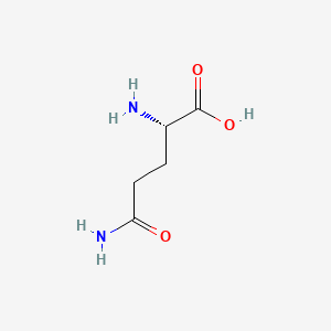glutamine etkin maddesinin kimyasal yapı formülü (glutamine)