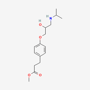 esmolol etkin maddesinin kimyasal yapı formülü (esmolol)