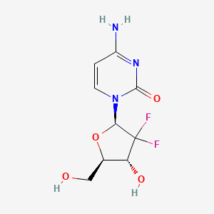 gemsitabin hidroklorür etkin maddesinin kimyasal yapı formülü (gemcitabine)