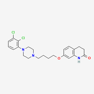 aripiprazol monohidrat etkin maddesinin kimyasal yapı formülü (aripiprazol)