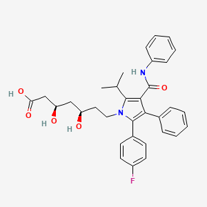 atorvastatin etkin maddesinin kimyasal yapı formülü (atorvastatin)
