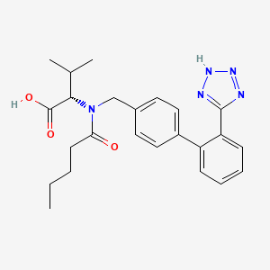 valsartan etkin maddesinin kimyasal yapı formülü (valsartan)