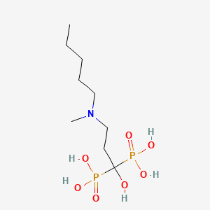 ibandronik asit etkin maddesinin kimyasal yapı formülü (ibandronic acid)