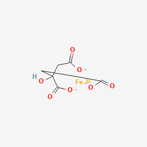 ferric citrate etkin maddesinin kimyasal yapı formülü (ferric citrate)