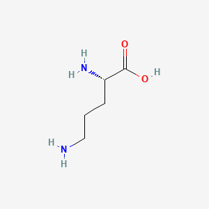 l-ornitin/l-aspartat etkin maddesinin kimyasal yapı formülü (l-ornithine)