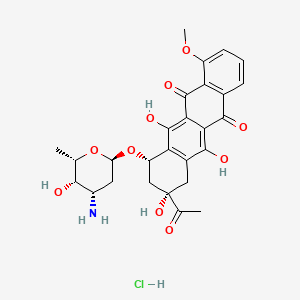 daunorubisin hcl etkin maddesinin kimyasal yapı formülü (daunorubicin hcl)