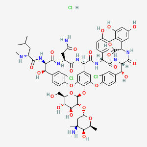 vankomisin hcl etkin maddesinin kimyasal yapı formülü (vancomycin hcl)