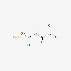 ferrous fumarate etkin maddesinin kimyasal yapı formülü (ferrous fumarate)