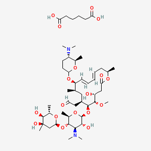 spiramisin adipat etkin maddesinin kimyasal yapı formülü (spiramycin adipate)