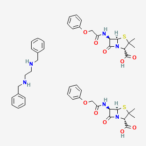 penisilin v benzatin etkin maddesinin kimyasal yapı formülü (penicillin v benzathine)