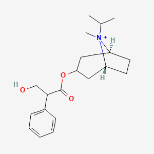 ipratropium bromür monohidrat etkin maddesinin kimyasal yapı formülü (ipratropium)