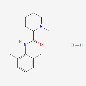 mepivacaine hcl etkin maddesinin kimyasal yapı formülü (mepivacaine hcl)