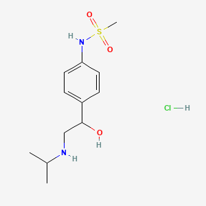 sotalol hcl etkin maddesinin kimyasal yapı formülü (sotalol hcl)