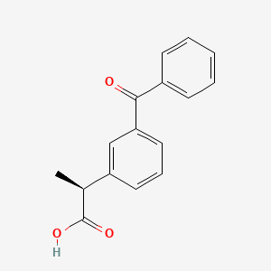 deksketoprofen etkin maddesinin kimyasal yapı formülü (dexketoprofen)
