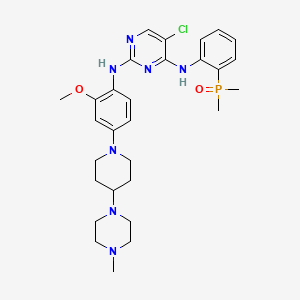 brigatinib etkin maddesinin kimyasal yapı formülü (brigatinib)