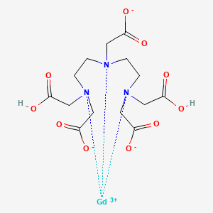 gadopentetic acid etkin maddesinin kimyasal yapı formülü (gadopentetic acid)