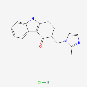 ondansetron hcl etkin maddesinin kimyasal yapı formülü (ondansetron hcl)