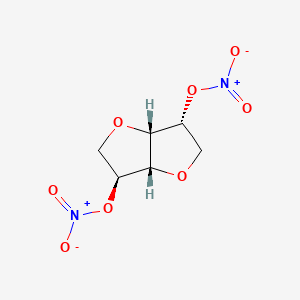 isosorbide dinitrate etkin maddesinin kimyasal yapı formülü (isosorbide dinitrate)
