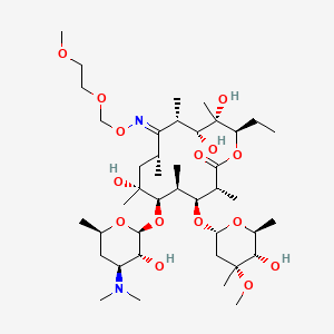 roksitromisin etkin maddesinin kimyasal yapı formülü (roxitromycin)