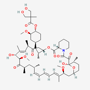 temsirolimus etkin maddesinin kimyasal yapı formülü (temsirolimus)