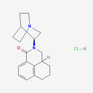 palonosetron hydrochloride etkin maddesinin kimyasal yapı formülü (palonocetron hydrochloride)