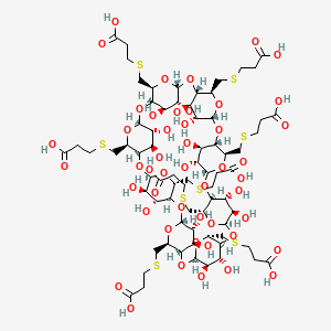 sugammadeks etkin maddesinin kimyasal yapı formülü (sugammadex)