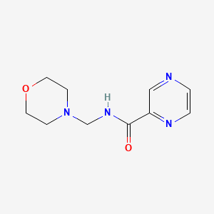 morfazinamid etkin maddesinin kimyasal yapı formülü (morfazinamide)