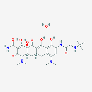 tigesiklin etkin maddesinin kimyasal yapı formülü (tigecyclin)