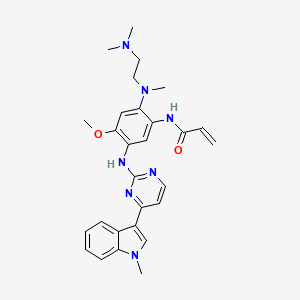 osimertinib etkin maddesinin kimyasal yapı formülü (osimertinib)