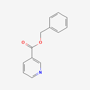 benzil nikotinat+etofenamat etkin maddesinin kimyasal yapı formülü (benzyl nicotinate)