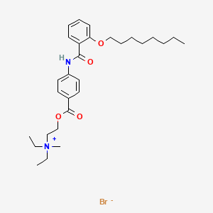 otilonium bromide etkin maddesinin kimyasal yapı formülü (otilonium bromide)