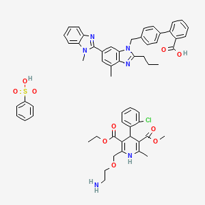 telmisartan and amlodipine etkin maddesinin kimyasal yapı formülü (telmisartan and amlodipine)