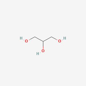 glycerol etkin maddesinin kimyasal yapı formülü (glycerol)