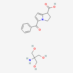 ketorolac tromethamine etkin maddesinin kimyasal yapı formülü (ketorolac tromethamine)