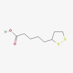 tioctic acid etkin maddesinin kimyasal yapı formülü (tioctic acid)