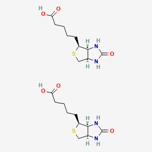 biotin (vitamin B7) etkin maddesinin kimyasal yapı formülü (biotin vitamin b7)