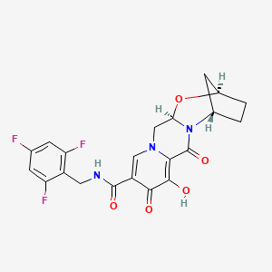 biktegravir sodyum / emtrisitabin / tenofovir alefenamid fumarat etkin maddesinin kimyasal yapı formülü (bictegravir)