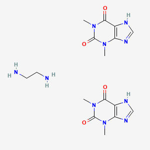 aminophylline etkin maddesinin kimyasal yapı formülü (aminophylline)