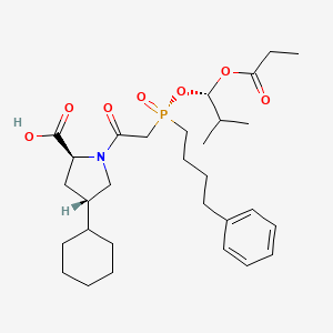 fosinopril sodyum etkin maddesinin kimyasal yapı formülü (fosinopril)