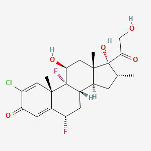 halometasone etkin maddesinin kimyasal yapı formülü (halometasone)