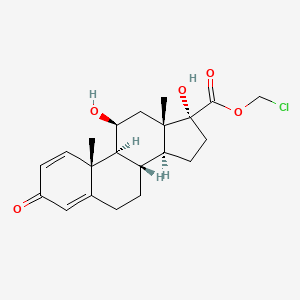loteprednol + tobramisin - oftalmik etkin maddesinin kimyasal yapı formülü (loteprednol)