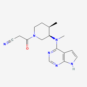 tofasitinib etkin maddesinin kimyasal yapı formülü (tofacitinib)